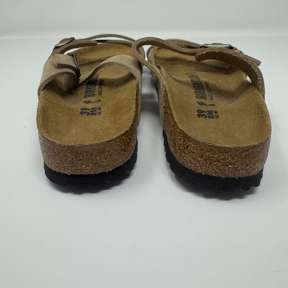 NEW - Birkenstock Franca Oiled Leather Tobacco Brown Leather EU 39 - Picture 6 of 6